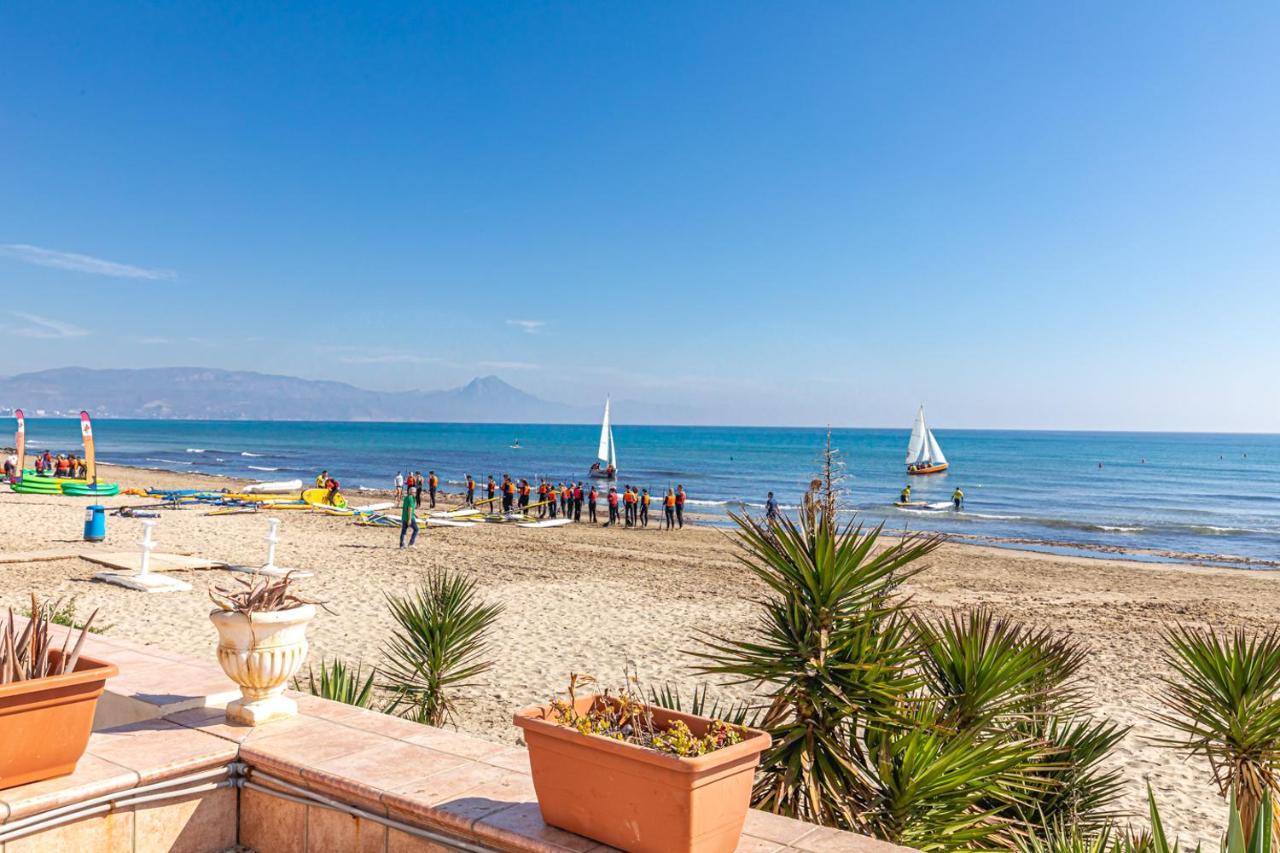 Beachfront Bliss: Apartamento A Pie De Playa Alicante Exterior foto